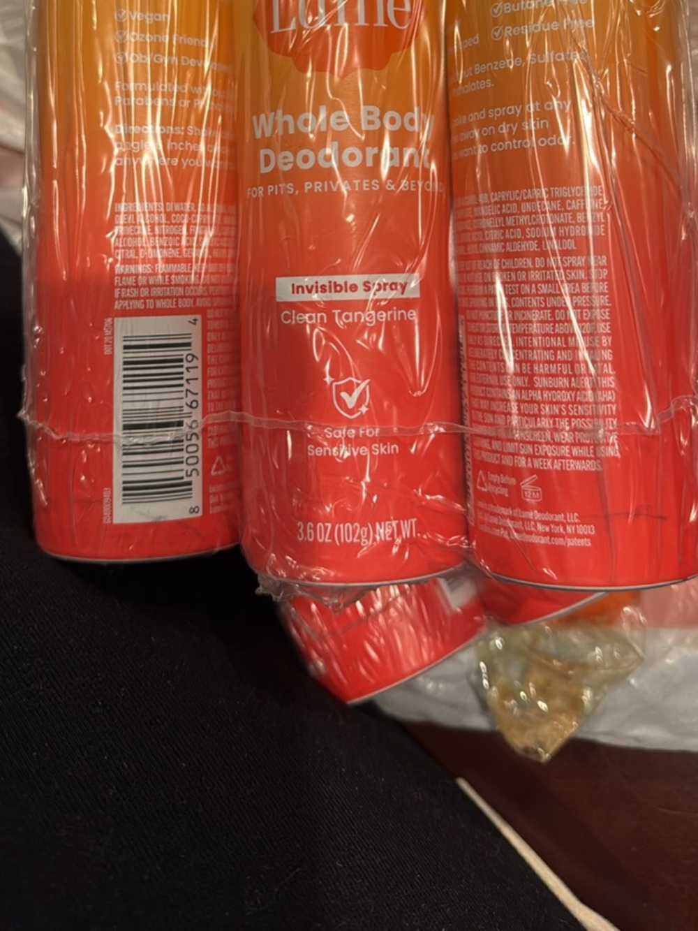 Lume Whole Body Deodorant Spray — Orange - Picture 2 of 2
